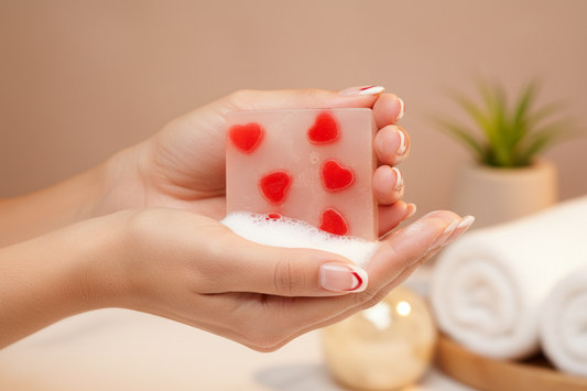 Herbal Heart Soap – Fair Hands with Manicured Nails